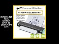 Phomemo M08F Wireless Thermal A4 Printer Bluetooth, Portable Label Maker for Home Office Shipping, C