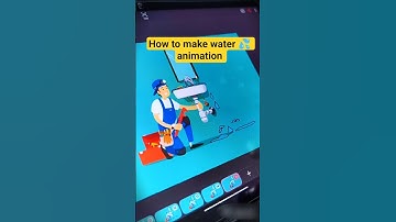 how to make water 💦 drop animation videos 📸 #animation #digitalart #shortsvideo