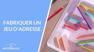 DIY : Fabriquer un jeu d'adresse - La Maison des maternelles #LMDM