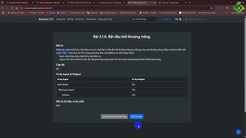 Java 06 - Bắt đầu bởi khoảng trắng?