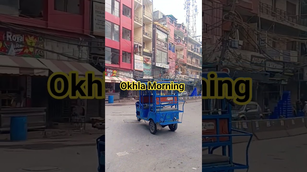 Batla House chowk morning 