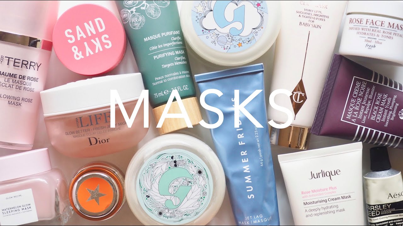 Face Masks Hydrating, Brightening, Cleansing Skincare Steps YouTube