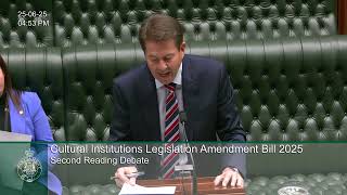 SECOND READ DEBATE - Cultural Institutions Legislation Amendment Bill