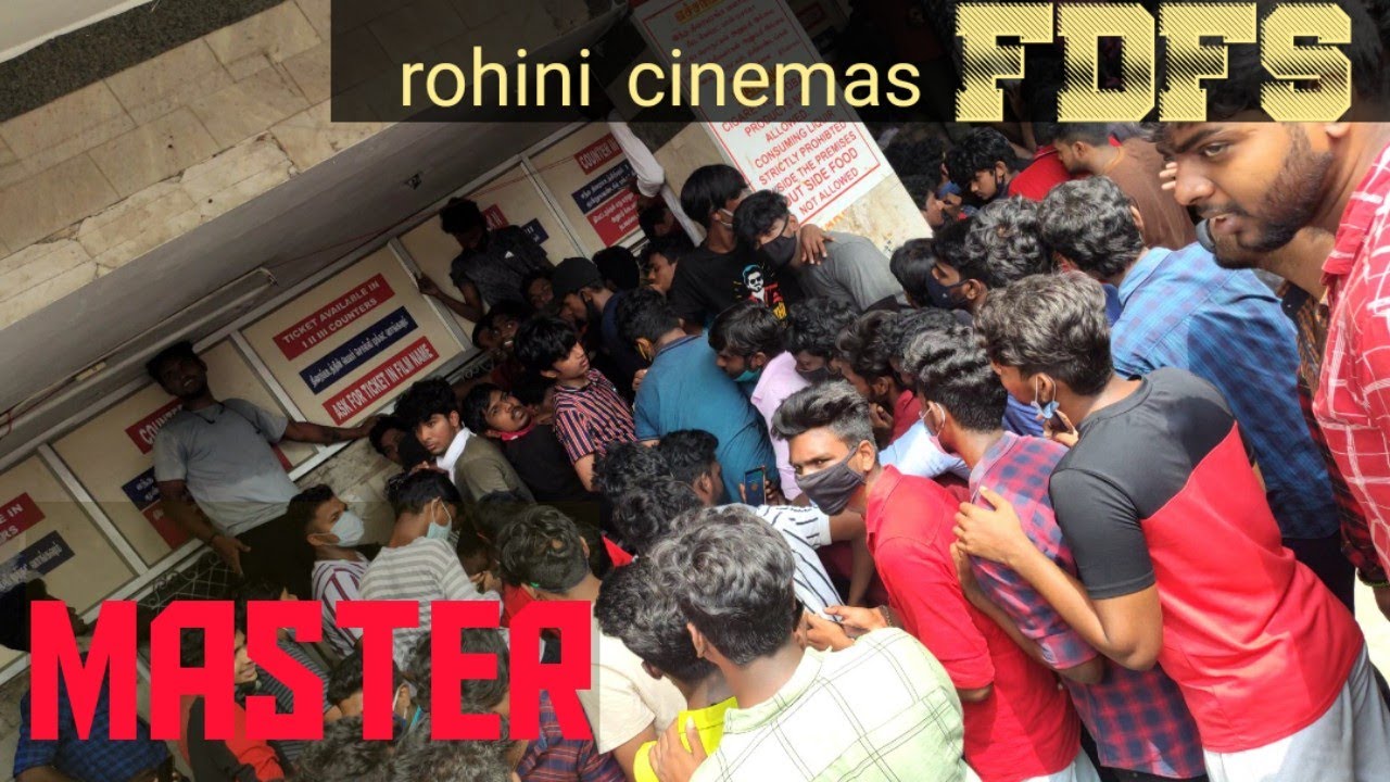 Master booking FDFS in rohini cinemas
