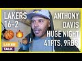 Lakers Comeback to Beat Pelicans, Anthony Davis 41pts, 9rbs, LeBron with 29pts & Kuzma 16pts!