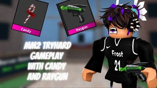 Mm2 gameplay with candy and raygun
