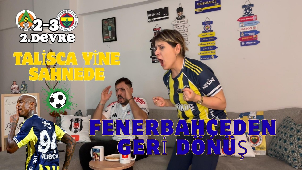 TALİSCA TEK BAŞINA MAÇI ÇEVİRDİ! FENERBAHÇE’DEN UNUTULMAZ GERİ DÖNÜŞ
