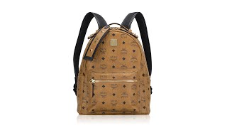 MCM Visetos Cognac Stark Backpack Cognac screenshot 4