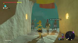 Princess Zelda visits Gerudo town! #zelda #zeldabotw #gameplay #gaming #games