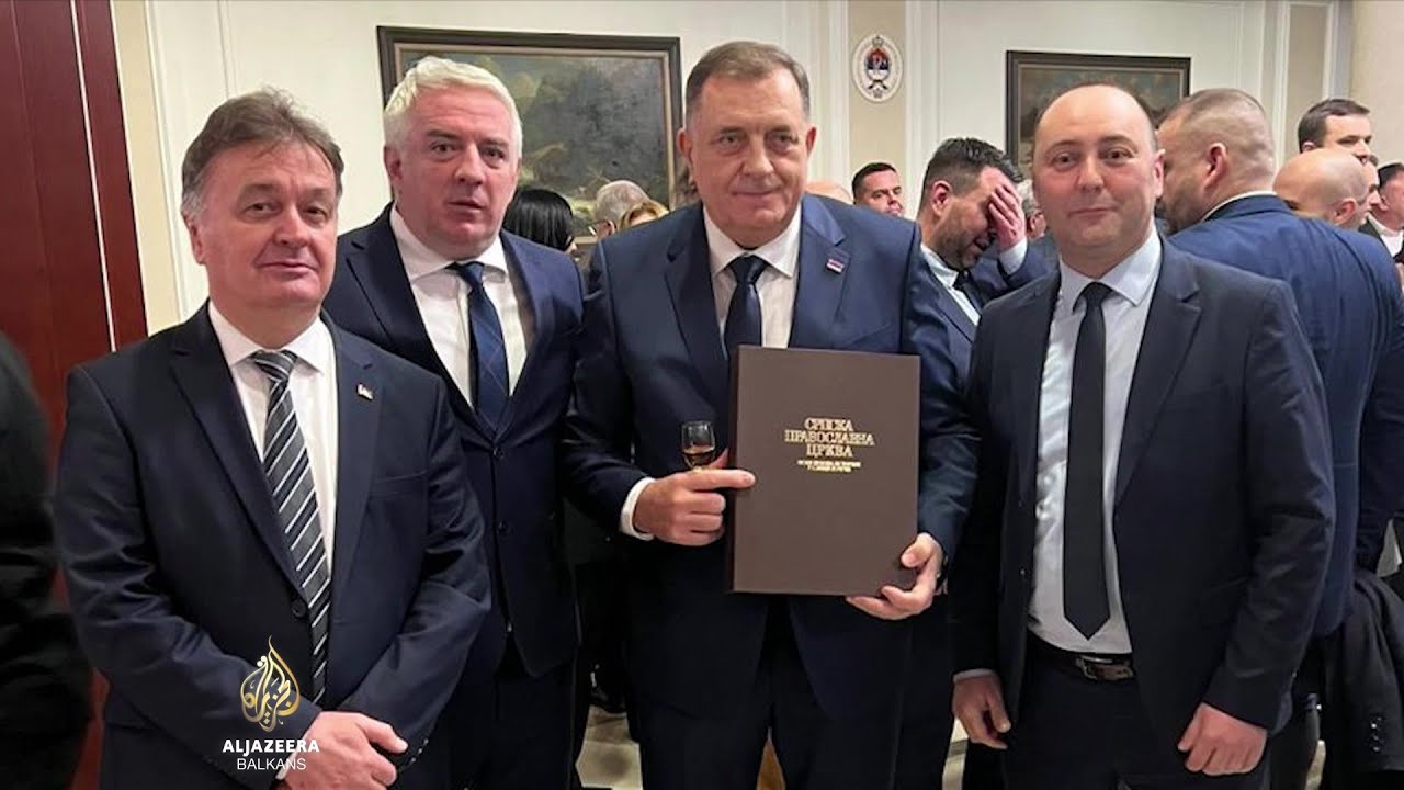 وفد من الجبل الأسود في الاحتفال باليوم غير الدستوري لجمهورية صربسكا