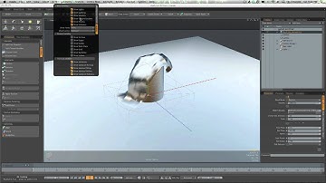Cloth simulation in Modo - tutorial