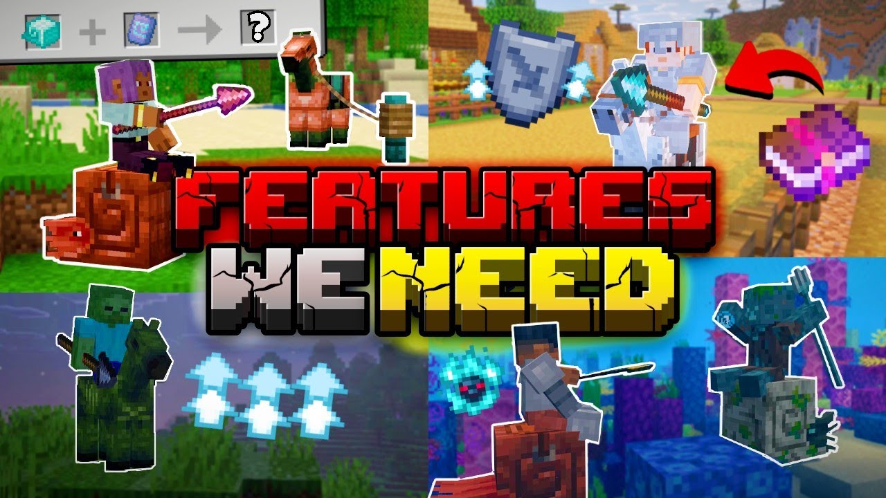 Minecraft Game Features Features We NEED In Minecraft's Next Game Drop - YouTube