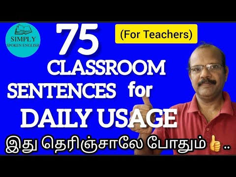 75 CLASSROOM SENTENCES