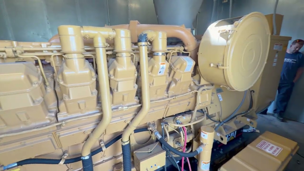1250kW Caterpillar Diesel Generator | Load Bank Test | Generator Source