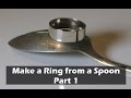 How to Make a Ring from a Silver Spoon - Part 1 (Coin Ring)