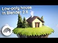 Modeling a low-poly house scene | Blender 2.8 Tips & Tricks #1