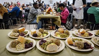 Fresno Rescue Mission feeds homeless and needy for Thanksgiving