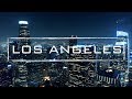 Los angeles by night  4k drone