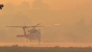 Battling the Feliz Fire near Hopland in Mendocino County, Aug. 1, 2026