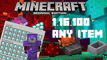 *WORKING* *ANY ITEM*  Duplication Glitch 1.16.200 Minecraft Bedrock Edition (PS4,XBOX,MCPE)  Easy