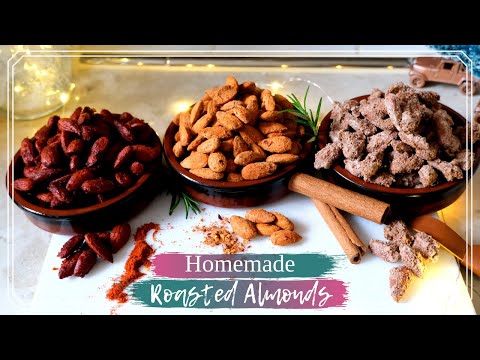 Homemade Roasted Almonds | 3 Tasty Recipes to Try: Cilli & Lime, Smoked Paprika, and Sugar-Cinnamon