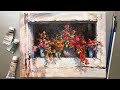 Oil Painting- Flowers On The Window Sill (PART 2)-Tutorial Step by Step