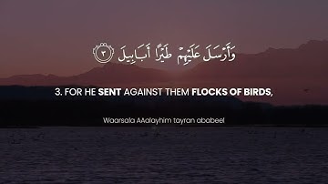 Surat Al Fil The Elephant   Mohammed Al Ghazali   محمد الغزال   سورة الفيل