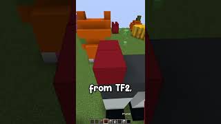 I Built the Scout from TF2 in My World! #minecraft