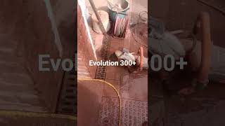 evolution 300+ cutting brick work with hose pipe attachment #evolution #evolution300+