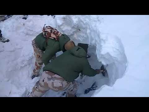 itbp soldier found in ice berg youtube