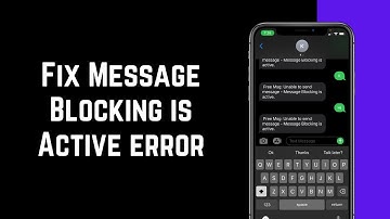 Unable to Send Message - Message Blocking is Active error on iPhone [Fixed]
