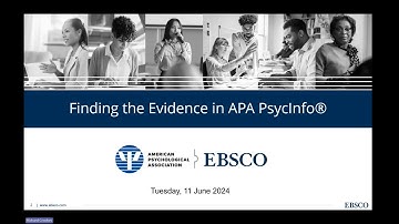 Finding the Evidence in APA PsycInfo (Classic EBSCOhost)
