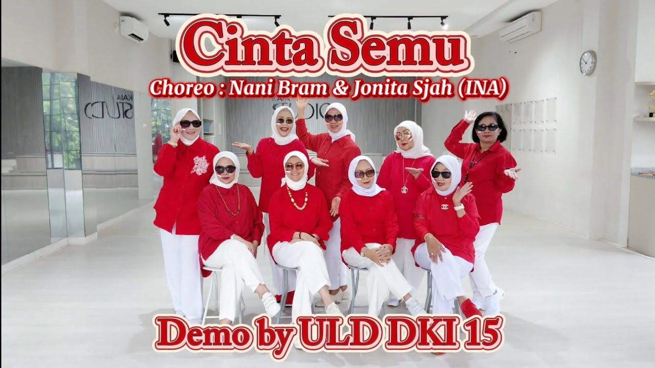 CINTA SEMU ~ Nani bram & Jonita Sjah (INA) | Demo ULD DKI 15 | Line dance 