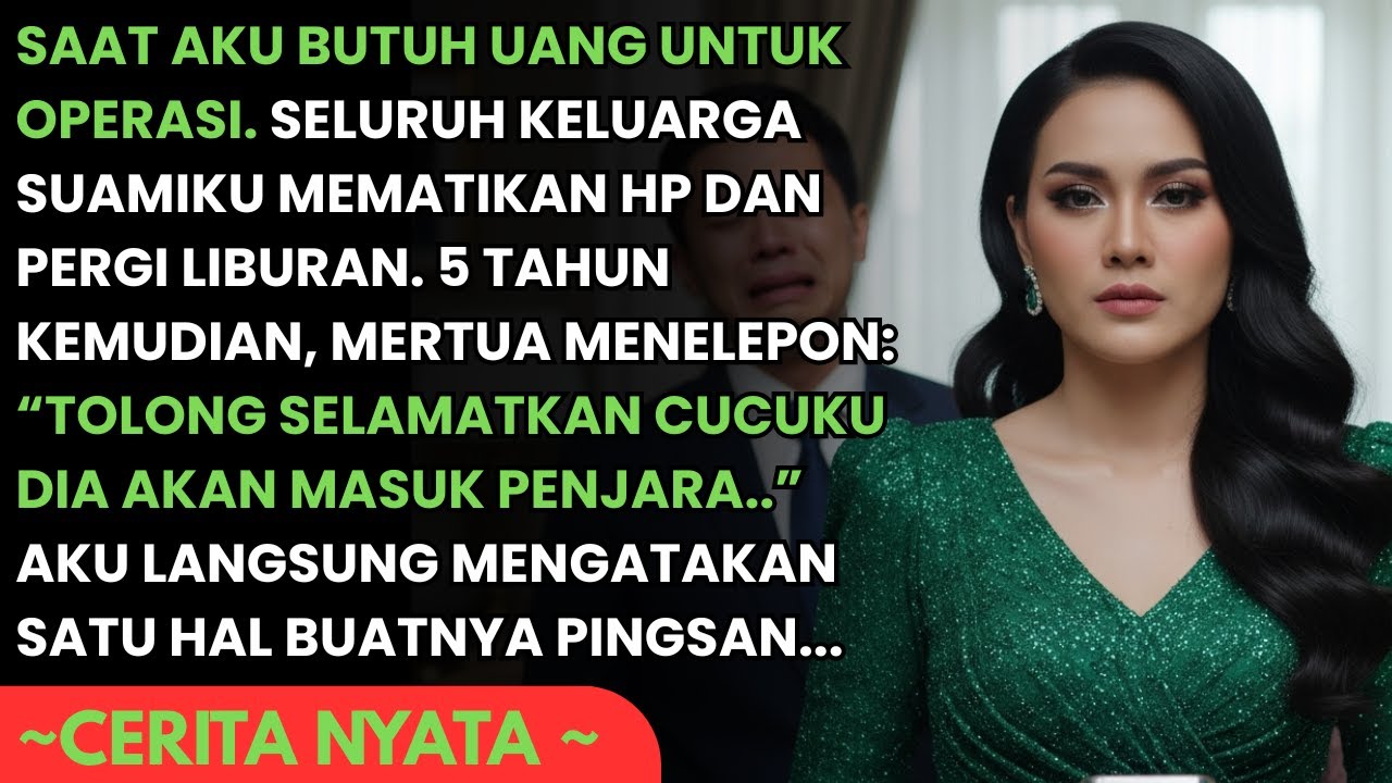 SAAT AKU BUTUH UANG UNTUK OPRASI KELUARGA SUAMI MALAH PERGI LIBURAN - BESOKNYA DIA TELFON HISTERIS..