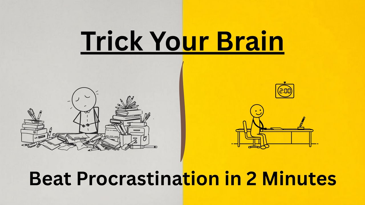 How to Trick Your Brain Into Doing Hard Things - YouTube