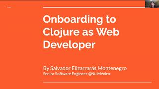 Onboarding to Clojure by Salvador Elizarraras