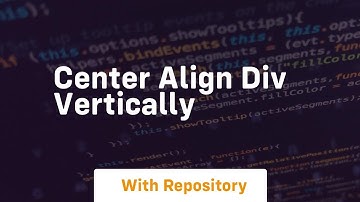 center align div vertically