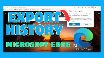 How To Export History In Microsoft Edge | Export Browsing Data