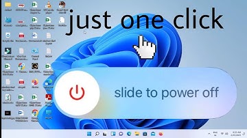 how to enable Slide to  Shutdown Your windows 10/11  with Just One Slide!  try it