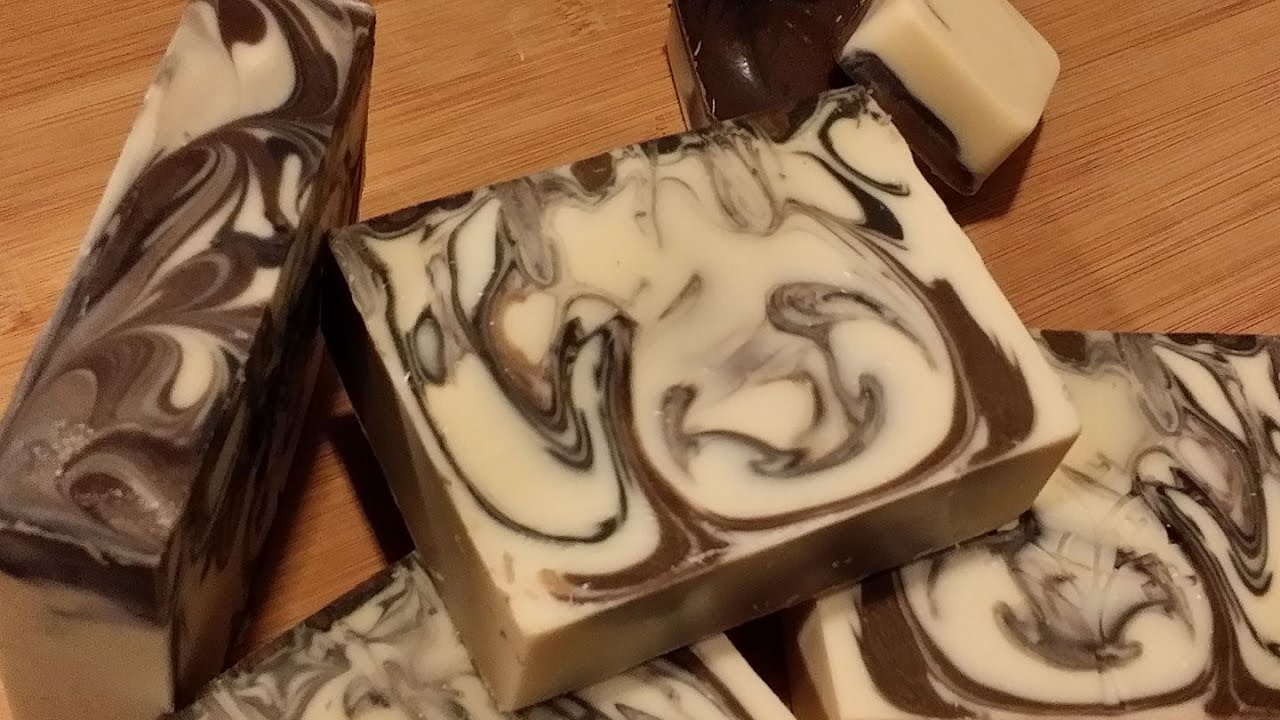 Cold Process Soap Making Coffee Scented Soap YouTube