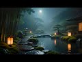 Calm and Relaxing Music for Sleep with Cicada and Soft Rain Sounds | Shakuhachi | Koto Vol. 182
