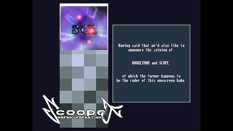 Satyanarayanan by Scoopex - Amiga AGA intro