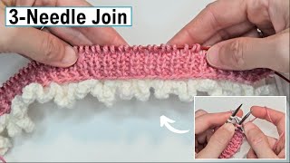 3-Needle Join | Join Two Pieces of Knitted Fabric