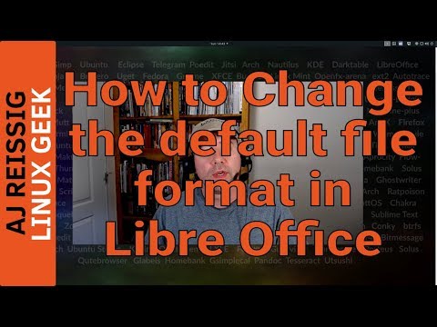 Tutorial: How to Change the Default File Format in LibreOffice