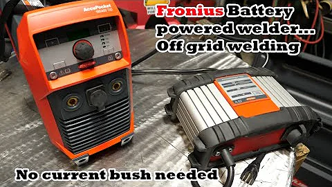 Fronius battery powered accupocket welder deep dive  🧐