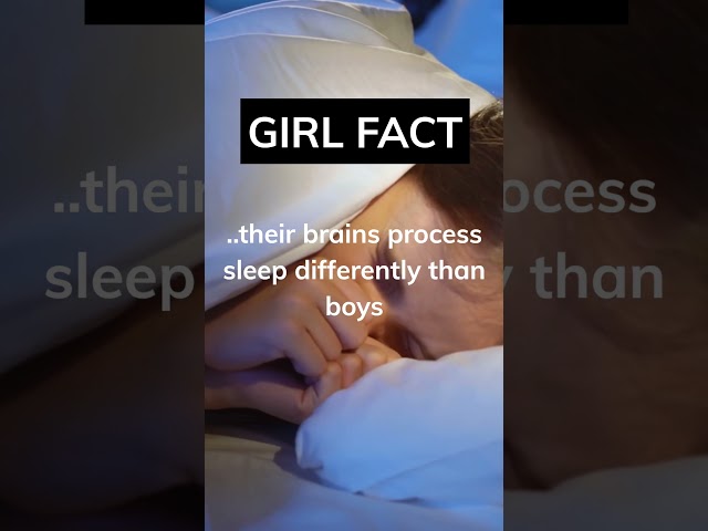 Did you know ? Girls may be more prone to certain sleep disorders 🛌 💤 . #shorts #girlfacts class=