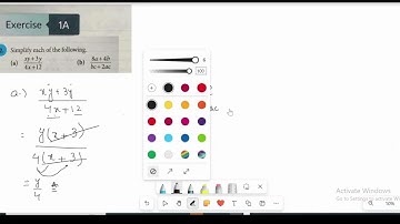 Exercise 1A Q2 (a) and (b) 8th Edition Chapter 1 Algebraic Fractions and Formulae ||Book 3||
