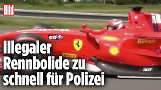 Formel2Rennwagen rast über die Autobahn: Polizei sucht Fahrer | Tschechien