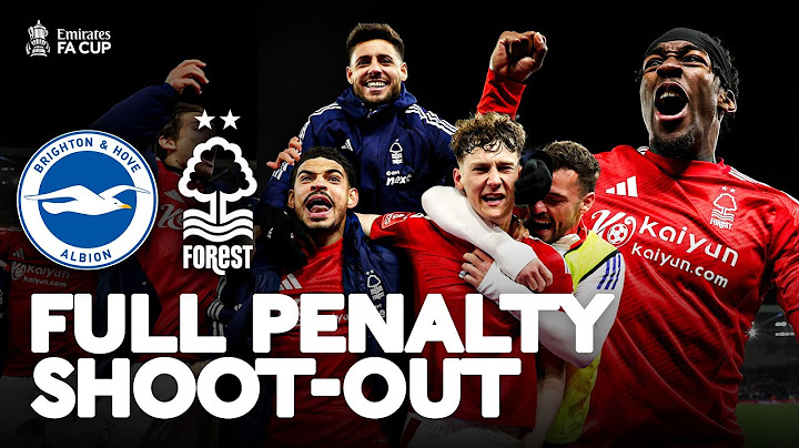 FULL PENALTY SHOOT-OUT | Brighton v Nottingham Forest | Quarter-Final | Emirates FA Cup 2024-25