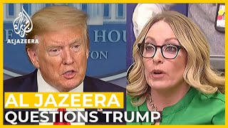 Al Jazeera questions Trump on Iran's military satellite launch screenshot 5